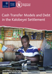 Cash Transfer Models and Debt in the Kalobeyei Settlement Cover Image