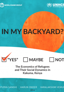 “Yes” in My Backyard? The Economics of Refugees and Their Social Dynamics in Kakuma, Kenya. Sanghi, A. et al. (2016) Cover Image